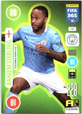 fotbalová karta Panini Adrenalyn XL FIFA 365 2021 Team Mate 187 Raheem Sterling Manchester City