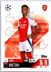 fotbalová kartička 2024-25 Topps Match Attax UEFA Club Competitions  44 Eddie Nketiah (Arsenal)