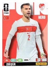fotbalová kartička World Cup 2026 Adrenalyn XL  FTS66.  Zeki Çelik (Türkiye)