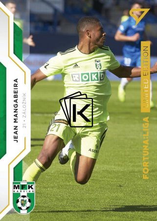 fotbalová kartička SportZoo 2020-21 Fortuna Liga Gold Limited 165 Jean Mangabeira MFK Karviná /99