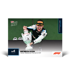 kartička Formule 1 Topps Now 2021 037 Esteban Ocon