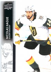 hokejová karta 2021-22 UD Series One 181 Nicolas Hague - Vegas Golden Knights