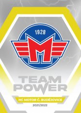 hokejová kartička 2021-22 SportZoo Tipsport Extraliga Team Power TP-41 Týmové Logo HC Motor České Budějovice