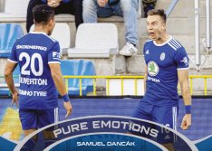 fotbalová kartička 2021-22 SportZoo Fortuna Liga Serie 2 Pure Emotions PE-13 Samuel Dancák FK Mladá Boleslav