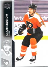 hokejová karta 2021-22 UD Series One 138 Oskar Lindblom - Philadelphia Flyers