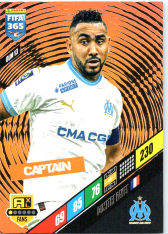 fotbalová karta Panini FIFA 365 2024 Adrenalyn XL OLM13 Dimitri Payet Olympique de Marseille Captain