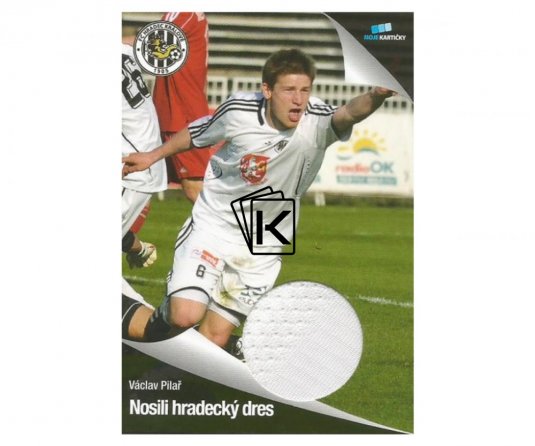 Jersey fotbalová kartička 2014 MK FC Hradec Králové J5 Václav Pilař
