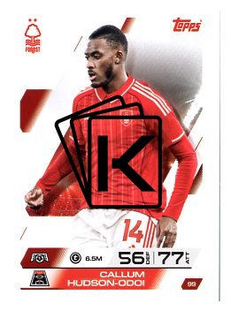 fotbalová kartička 2025-26 Topps Match Attax UCC 99 Callum Hudson-Ofoi (Nottingham Forest)