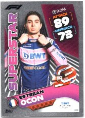 2022 Topps Formule 1Turbo Attax F1 Superstars 308 Esteban Ocon (Alpine)