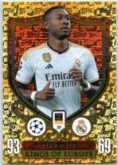 2023-24 Topps Match Attax EXTRA UEFA Club Competition Kings of Europe 289 David Alaba (Real Madrid CF)