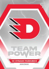 hokejová kartička 2021-22 SportZoo Tipsport Extraliga Team Power TP-17 Týmové Logo HC Dynamo Pardubice