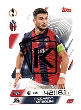 fotbalová kartička 2025-26 Topps Match Attax UCC 278 Riccardo Orsolini (Bologna FC 1909)