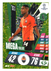 fotbalová kartička 2020-21 Topps Match Attax Champions League Extra Mega Value MV23 Tete FC Shakhtar Donetsk