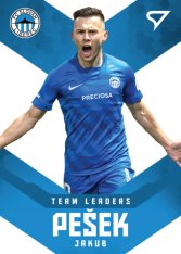 fotbalová kartička SportZoo 2020-21 Fortuna Liga Serie 2 Team Leaders  TL-17 Jakub Pešek FC Slovan LIberec