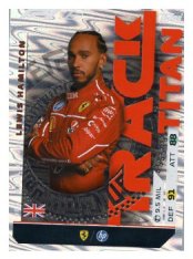 2025 Topps Turbo Attax F1 Scuderia Ferrari Track Titan JB1 Lewis Hamilton