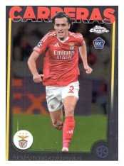 fotbalová kartička 2024-25 Topps Chrome 181 Álvaro Carreras, SL Benfica RC