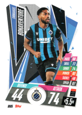fotbalová kartička Topps Match Attax Champions League 2020-21 BRU5 Emmanuel Bonaventure Club Brugge
