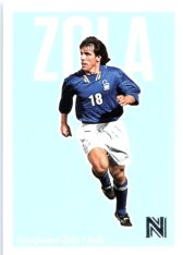 2017 Panini Nobility 10 Gianfranco Zola - Italy