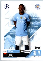 fotbalová kartička 2024-25 Topps Match Attax UEFA Club Competitions  25 Jeremy Doku (Manchester City)