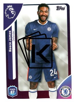 fotbalová kartička 2025-26 Topps  Premier League 95 Reece James (Chelsea)