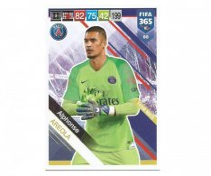 Fotbalová kartička Panini FIFA 365 – 2019 Team Mate 88 Alphonse Areola PSG