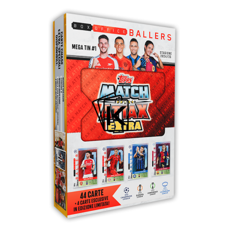 2024-25 Topps Match Attax EXTRA UEFA Club Competitions Mega Tin 1 Box Office Ballers