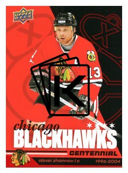 2025-26 Upper Deck Centennial Chicago Blackhawks 3 Alexei Zhamnov