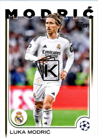 fotbalová kartička 2024-25 Topps UEFA Club Competitions Flagship 149 Luka Modrić Real Madrid CF