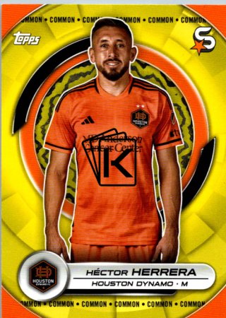 2024 Topps Superstars MLS 16 Hector Herrera Huston Dynamo yellow parallel