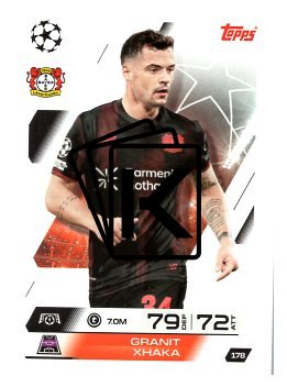 fotbalová kartička 2025-26 Topps Match Attax UCC 178 Granit Xhaka (Bayer 04 Leverkusen)