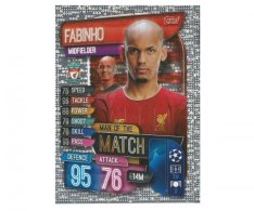 Fotbalová kartička 2019-2020  Topps Champions League Match Attax -  Man of the Match Fabinho  FC Liverpool