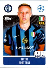 2024-25 Topps Champions League 190 Davide Frattesi (FC Internazionale Milano)