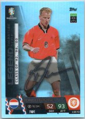 fotbalová karta Topps Match Attax EURO 2024 Legend Signature Style LSS13 Dennis Bergkamp (Netherlands)
