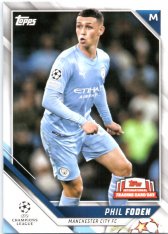 Fotbalová kartička 2021-22 Topps CLBC-26 Phil Foden - Manchester City FC