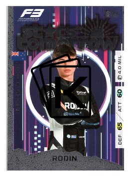 2025 Topps Turbo Attax F1 Rodin Motorsport Stars of Tomorrow HP 243 Louis Sharp