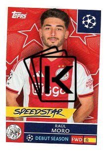 2025-26 Topps Champions League AFC Ajax 54 Raul Moro