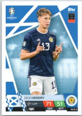 fotbalová karta Topps Match Attax EURO 2024 SCO2 Jack Hendry (Scotland)
