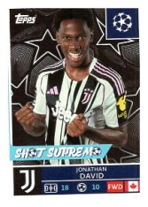 2025-26 Topps Champions League Juventus 250 Jonathan David