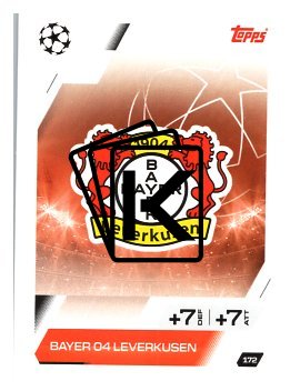 fotbalová kartička 2025-26 Topps Match Attax UCC 172 Team Logo (Bayer 04 Leverkusen)
