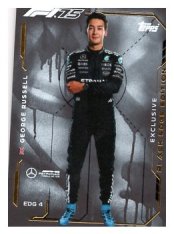 2025 Topps Turbo Attax F1 Mercedes AMG Black Edge EDG4 George Russell
