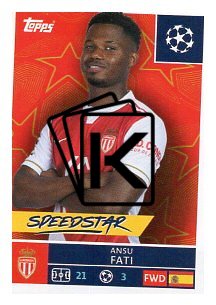 2025-26 Topps Champions League AS Monaco FC 82 Ansu Fati