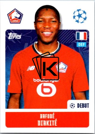 2024-25 Topps Champions League 483 Bafodé Diakité (LOSC Lille)