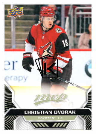 2020-21 UD MVP 103 Christian Dvorak - Arizona Coyotes