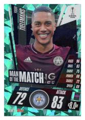 fotbalová kartička 2020-21 Topps Match Attax Champions League MTM10 Youri Tielemans Leicester City Update