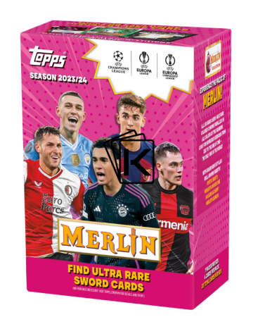 2023-24 Topps Merlin UEFA Club Competitions Blaster Box