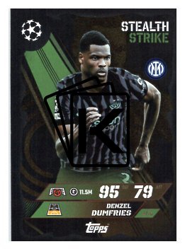 fotbalová kartička 2025-26 Topps Match Attax UCC 456 Denzel Dumfries (FC Internazionale Milano)