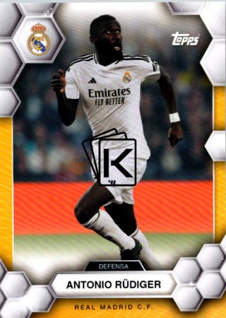 fotbalová kartička 2024-25 Topps Real Madrid CF Fan Set 6 Antonio Rüdiger