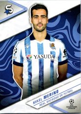 Fotbalová kartička 2023-24 Topps Superstars UEFA Club Competitions 145 Mikel Merino (Real Sociedad de Fútbol)