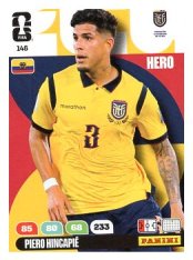 fotbalová kartička World Cup 2026 Adrenalyn XL 146 Piero Hincapie (Ecuador)