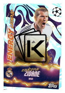 2025-26 Topps Champions League Energy Legends 567 Zinédine Zidane (Real Madrid C.F.)